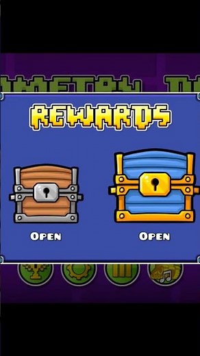 Geometry Dash - Opening daily chests