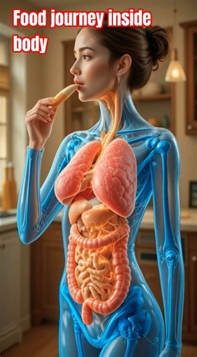 Where Does Your Food Actually Go? 🍕 #shorts #biology