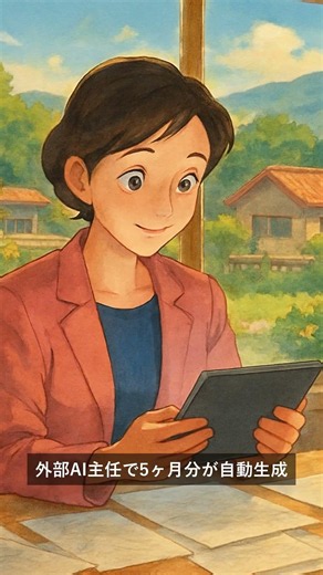 給食献立AIで栄養管理と予算を両立｜外部AI主任 #Shorts