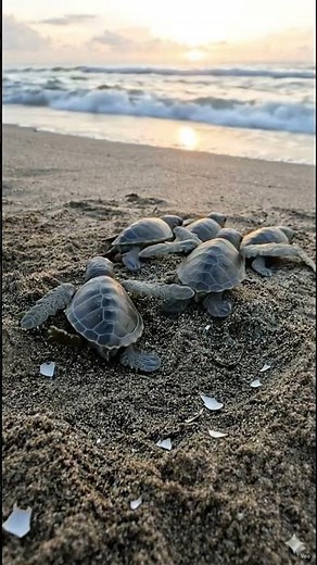 From Egg to Ocean: The First Journey of a Sea Turtle 🐢🌊