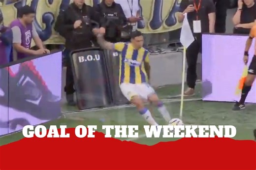 Angel Di Maria scores the goal of the weekend in Argentina