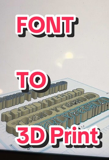Transform Fonts into 3D Prints Using Tinkercad