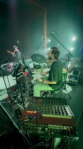 Mario Telaro making magic with the great Bobby Bazini. Catching all the energy on stage with just 2 mics on the drums, one on the kick and an SM58 overhead. The Dark Matter hats are sounding unbelievably sweet. Mario is using: Dark Matter 14” Hi-Hats Dark Matter 22” Crash/Ride Bliss 22” Wertico Ride | Dream Cymbals