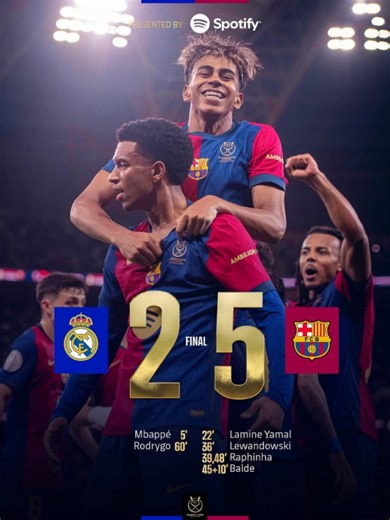 Win Barcelona🏆🎉🥇 #viscabarca🔴🔵 #barcelonavsrealmadrid #supercopadeespaña ##supercup #copadelrey #fcbarcelona #elclasico #barcelonajuara #pialasuperspanyol #realmadrid #barcelona #fcb #barcafans #barcachampions #laliga #champion #champions #barcelonascoficial #barcelonavsrealmadrid #lamineyamal #laminyamal #lamineyamaledit #lewandowski #lewandoski #raphina #raphinha #barcelonachampions #raphael #Raphael #fyp #fypage #fypp #fyppppppppppppppppppppppp #fypdonhggggggg #fypシ゚ #fypdong #masuk #mas