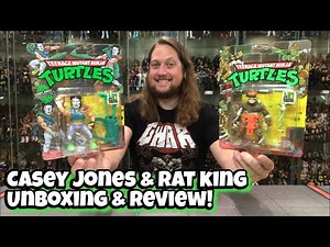 Rat King & Casey Jones Teenage Mutant Ninja Turtles Unboxing & Review!
