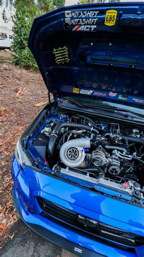 Alberto on Instagram: "What could go wrong throwing a big @precisionturbo in the STI? #Subaru #wrx #wrxsti #subie #carsofinsta"