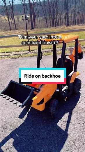 Kids ride on backhoe excavator#RideOn #Backhoe #KidsToy #TikTokShopCreatorPicks #TikTokShopMadeMeBuyIt @Segmart Official