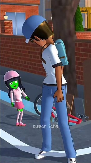 Dad mistakenly thought it was the real Mio #shorts #sakuraschoolsimulator #viralvideos #yutamio