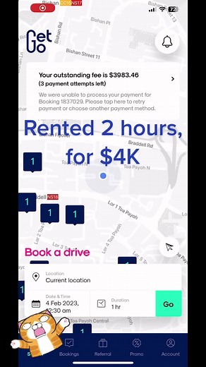 Rented 2 hours Getgo, my bill is $4K. 😓 charged for over 10k mileage with half a tank of petrol. 😂🤣, they still have to investigate. Is it possible?😤