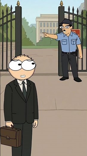 interviewer: introduce yourself #funny #relatablememes #animation