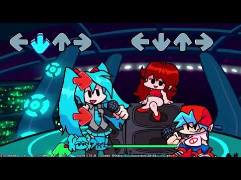 Hatsune Miku FNF mod , skipped disappearance as it was hard