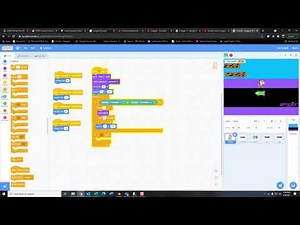 Scratch Frogger Tutorial - 7 The Cat stands on the Log