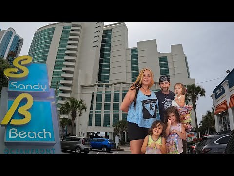 Sandy Beach Oceanfront Resort Lobby and Swimming Pool Tour!🛎👙🩳