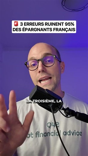 3 erreurs que 95% des Français font avec leur épargne. La 3e personne n'en parle — c'est la PLUS VI