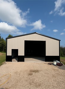 POV: your dream shop just landed in Denmark, WI 😍 30×60×12. Clean. Tall. Ready to work. Delivery install included. Engineer-certified. | Wisconsin Carports & Steel Buildings