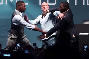 Jon Jones & Rumble Prank Dana White With Fake Brawl