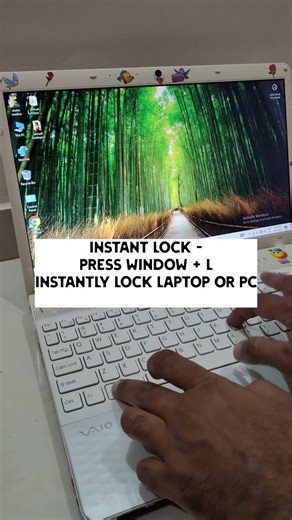 Laptop Lock Karne Ka Fastest Shortcut | Windows + L Trick ⚡