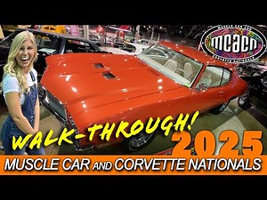 🔥 2025 Muscle Car and Corvette Nationals Walk Through MCACN - Muscle Car Of The Week
