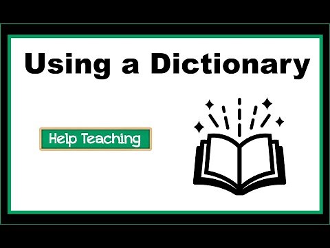 Using a Dictionary | English Vocabulary Lesson