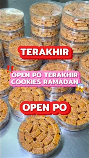 Last Open Po for Ramadan cookies😱 It's time for you to Checkout besti so it arrives before Eid🤩