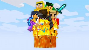 Minecraft, But We're On 1 Lava Block...