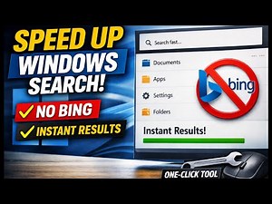 How to Speed Up Windows 11 25H2 Search (Registry Hack Step-by-Step)