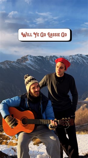 Seven Seas on Instagram: "When you find a guitar at 1,300 meters above sea level ❄️🏞️ A traditional Scottish song 🏴󠁧󠁢󠁳󠁣󠁴󠁿: Will Ye Go Lassie Go #sevenseasorchestra #scottishmusic #traditionalsong #naturemusic"