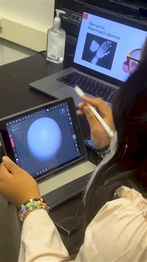 bmore_motion on Instagram: "We learned about Nomad, an app on your iPad that allows you to sculpt 3D models 🎨✨ This can easily be incorporated into a Blender or other 3D design tool workflow. Thank you so much @sirenoptic for demonstrating an easy way for us all to start using Nomad and creating! 🙌💙"