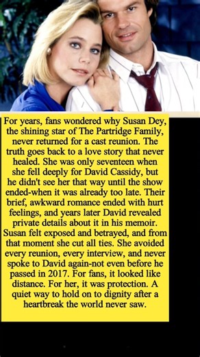 The Real Reason Susan Dey Left The Partridge Family Reunions Behind 💔