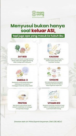 Menyusui bukan hanya soal ASI keluar, tapi juga apa yang masuk ke tubuh ibu