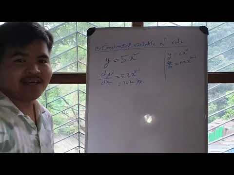 Basic formula of differentiation, constant rule, B.A Economics, Gauhati University