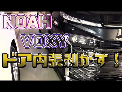 NEW NOAH VOXY Removing the door lining