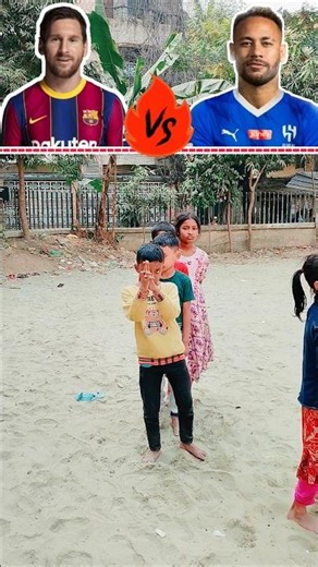 Neymar vs Messi This Support Challenge Got Crazy ⚽🤣🤣 #football #ronaldo #messi