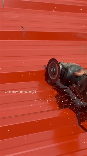 Profile sheet installation #shed