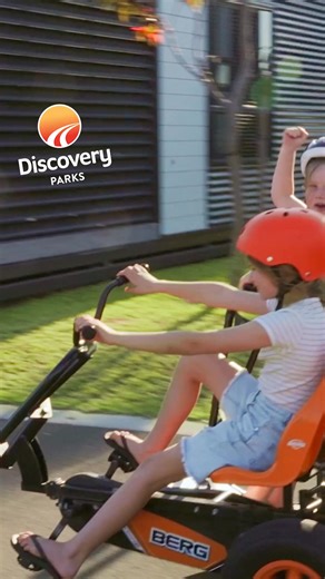 DO IT ALL at Discovery Parks. Ride 🚲 Treat 🍬 Repeat 🔁 Discover every kind of stay, made for memory making. | Discovery Parks & Resorts