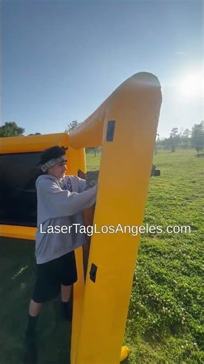 Watch us light up LA with the ultimate laser tag experience 🎯✨