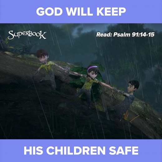 Joy encouraged Mateo that even if the outcome isn’t exactly what he prayed for, God remains faithful to answer and rescue His people. 😊🛡️✨ Never stop praying and asking God for help because He hears you and is at work, doing something great in your life. 💯 . . . . . SUPERBOOK Bringing Bible Stories and Jesus' love to kids everywhere Series App Academy Outreach | Superbook