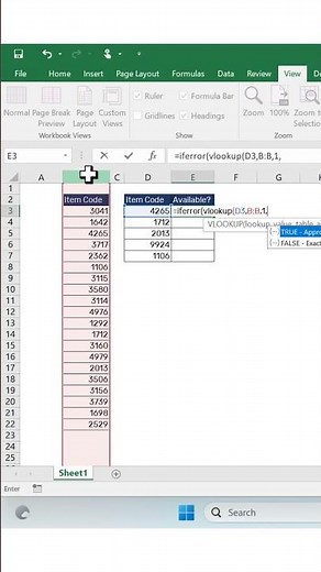 Hide Excel Errors Instantly — IFERROR Explained! #engineeringly #excel