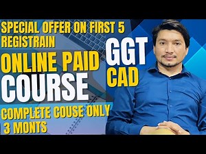 CAD GGT Online Paid Course Must Watch Pattern Designing Course Pattern Drafting Grading course