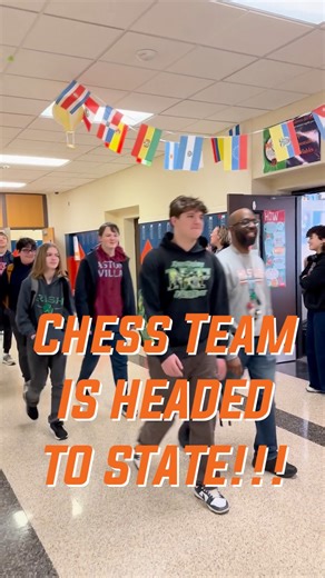 💙 Activity Angle 💙 Part 1 ♟️♟️♟️ We celebrated the OPRF Chess Team with a drumline parade on Tuesday—they’re headed to State this weekend! 🧡 Go Huskies! 💙 #oprf #oprfhs #ThoseThingsThatAreBest | OPRF
