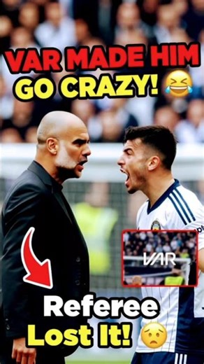VAR MADE HIM GO CRAZY! 😡 The Craziest Decision Ever! #soccershorts #Referee #VAR #Controversy