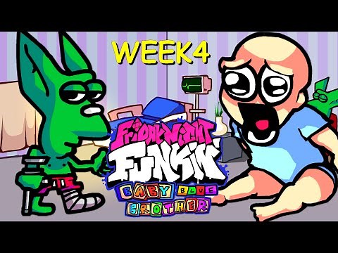 Friday Night Funkin': Baby Blue Brother WEEK 4 + Bonus Songs [FNF Mod/HARD]