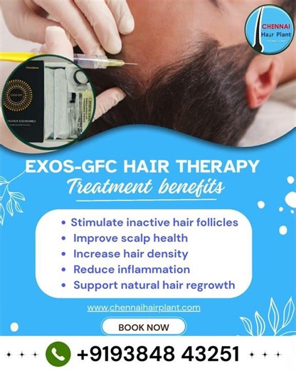 EXO- GFC Hair Treatment | Best Hair Regrowth Solution for Hair Loss ‪@best_hair_transplant_clinic‬