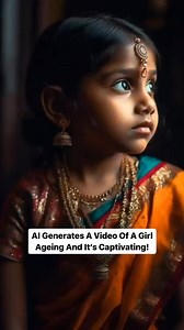 AI generates a video of a girl ageing from 5 years to 95 years and it’s so beautiful!