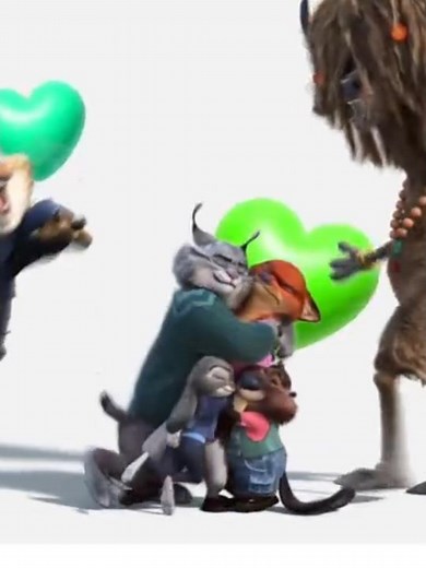 Pawbert Hugs Nick Wilde | Zootopia 2