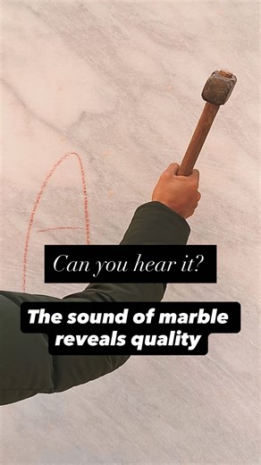 Marble Workshop | Did you know that marble has a sound that reveals its quality? Wait for the last block if you want to hear QUALITY “A” Marble ☺️ 🤩 Hope... | Instagram