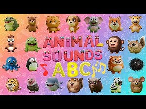 ABC Zoo Animals Sounds Song | Baby Animals Alphabet | Roar, Meow, Woof! 🐾