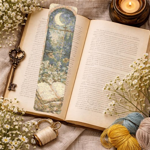 Cross Stitch Bookmark Pattern Set, Cottagecore Floral Bookmarks, Vintage Botanical PDF - Etsy