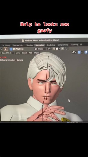 Animating Michael Afton in Blender: FNAF Animation