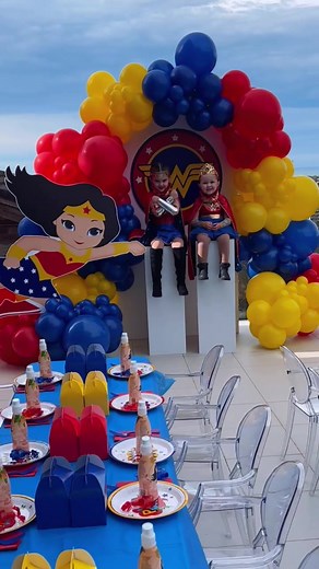 Wonder Woman Party Theme for Aleksandra's 3rd Birthday